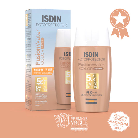 Fotoprotector ISDIN Fusion Water Color Medium SPF 50